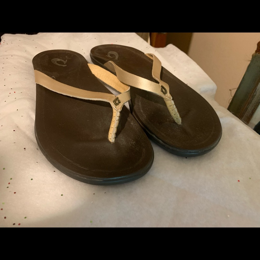 OluKai flip flops